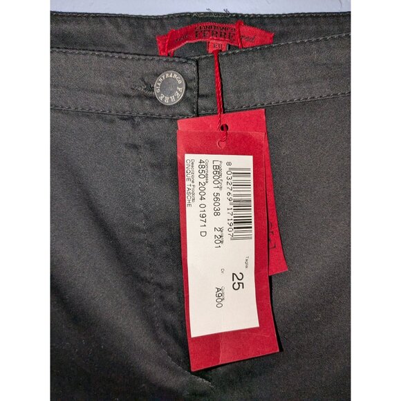 Gianfranco Ferre Womens Black Bootcut Trousers Size 14 NWT - Picture 8 of 13